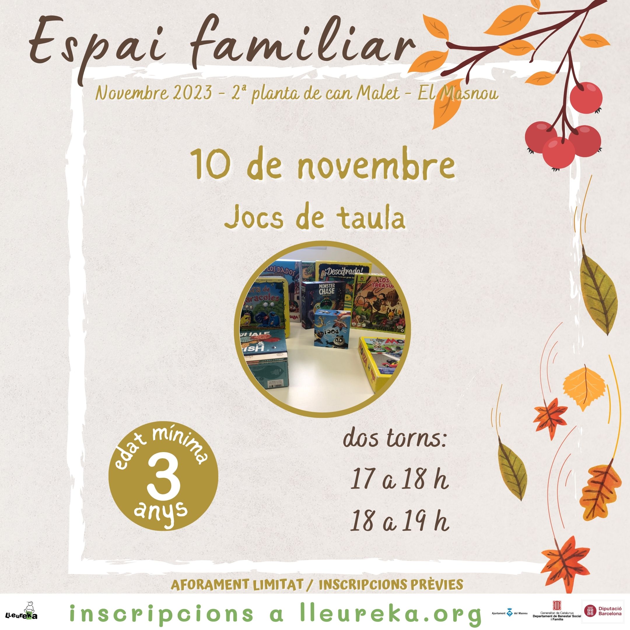 'Espai Familiar: Jocs de taula'