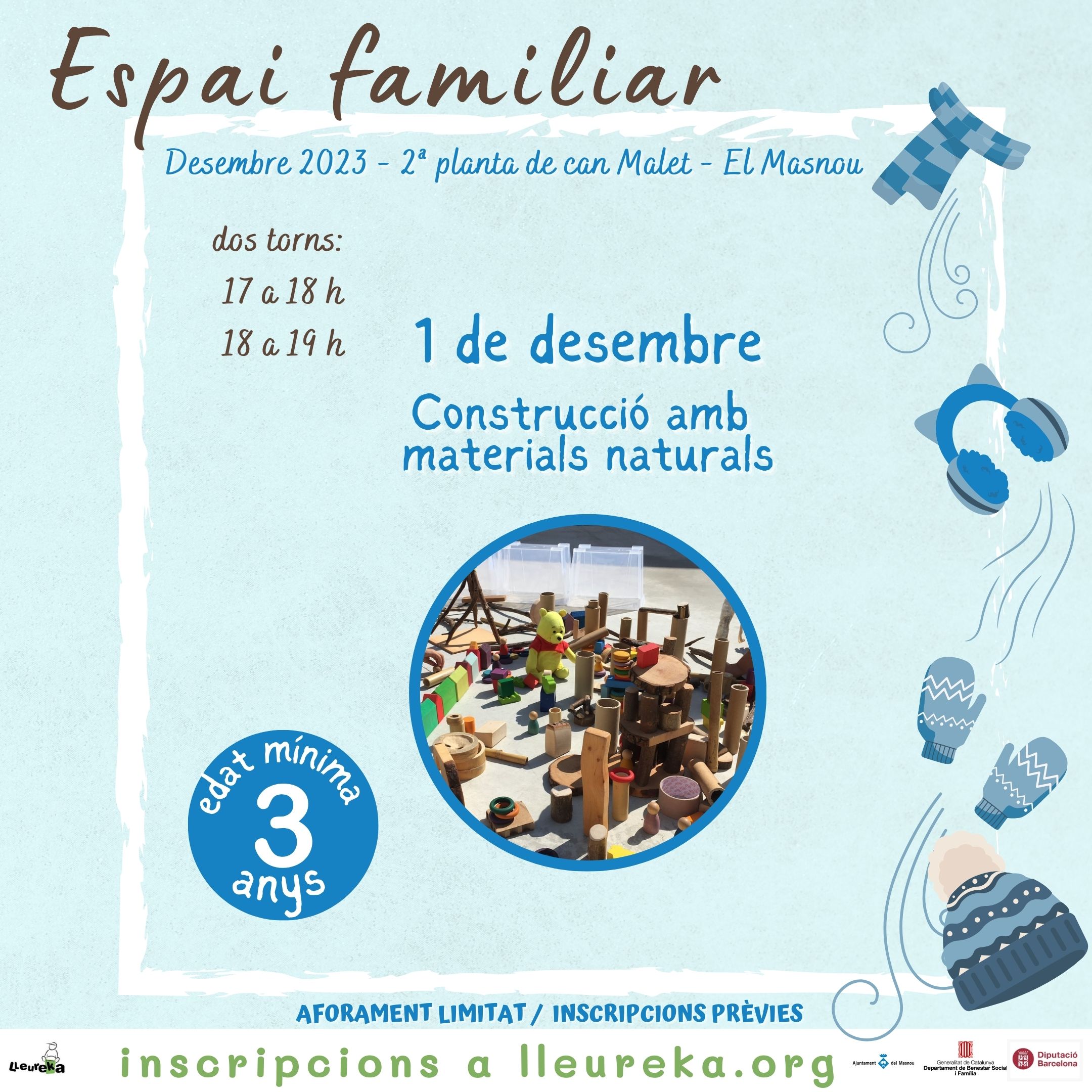 Espai familiar: construcció amb materials naturals