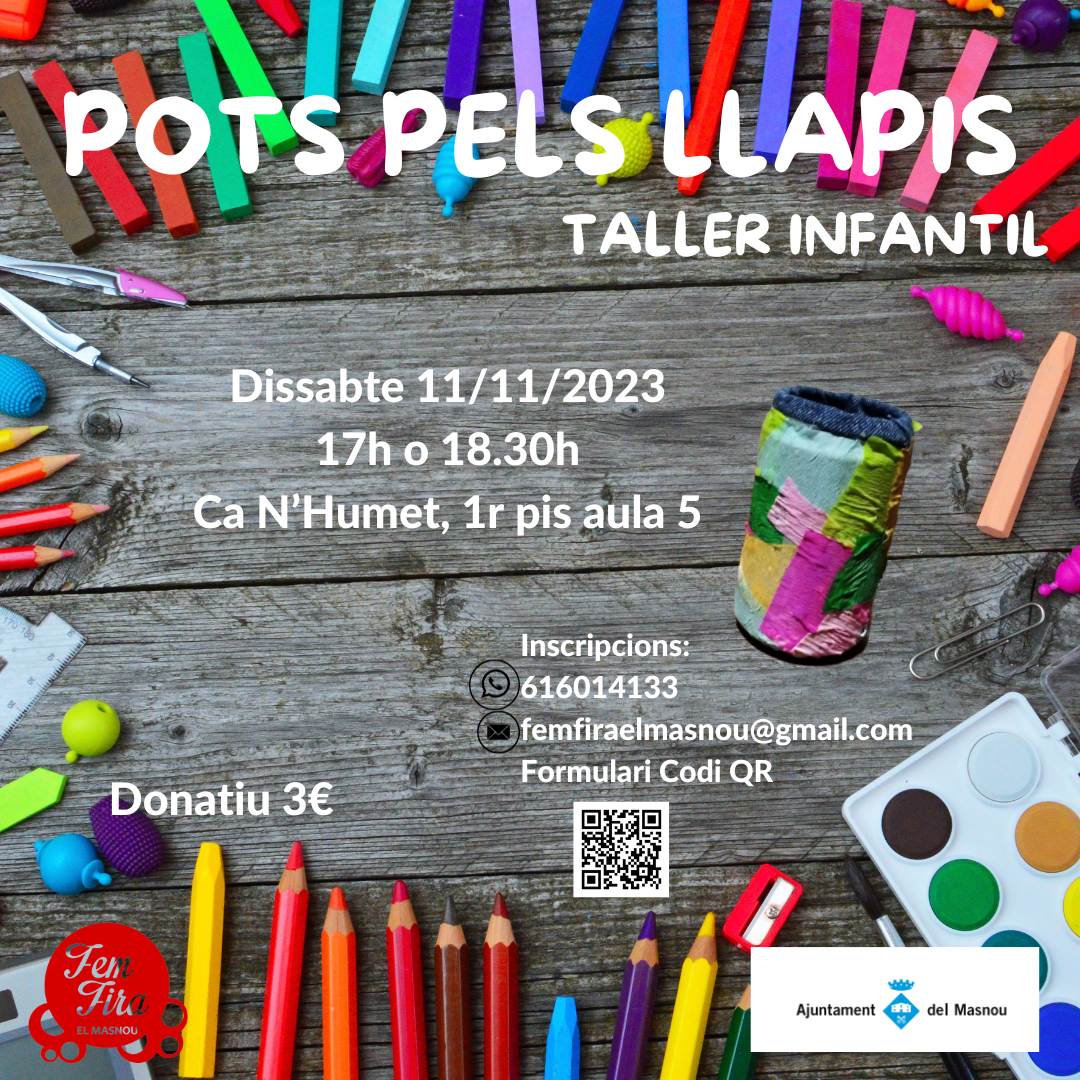 'POT PELS LLAPIS. TALLER INFANTIL'