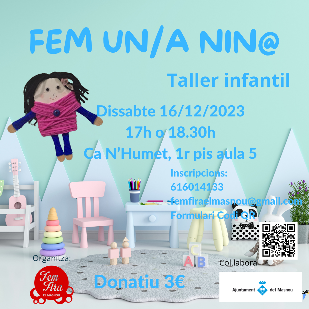 Taller infantil: Fem una nina o un nino