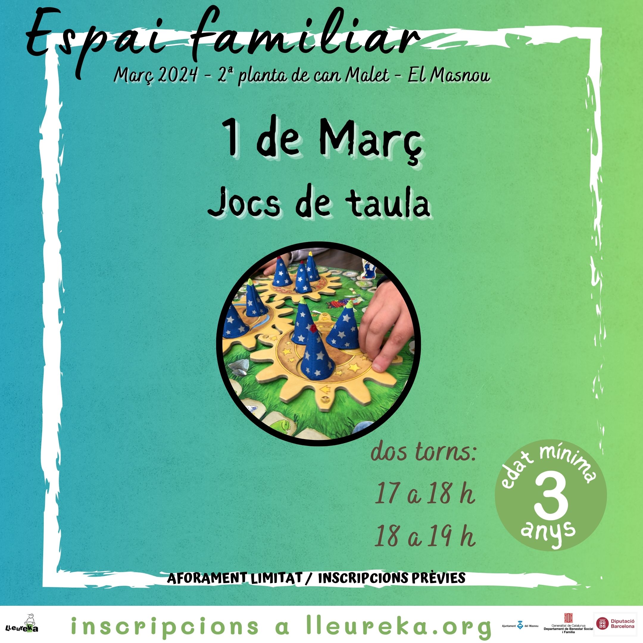 Espai familiar: jocs de taula