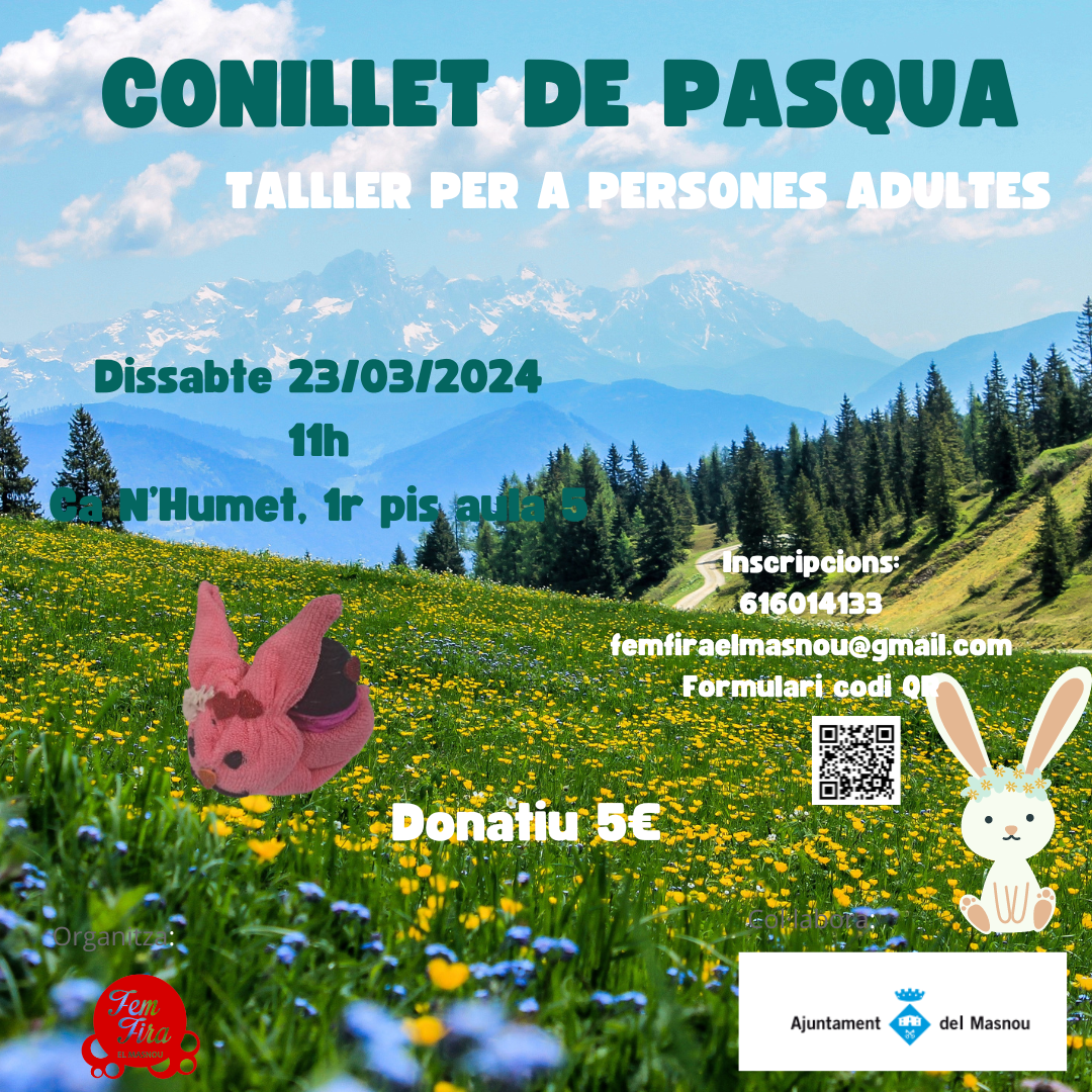 Conillet de Pasqua. Taller per a persones adultes