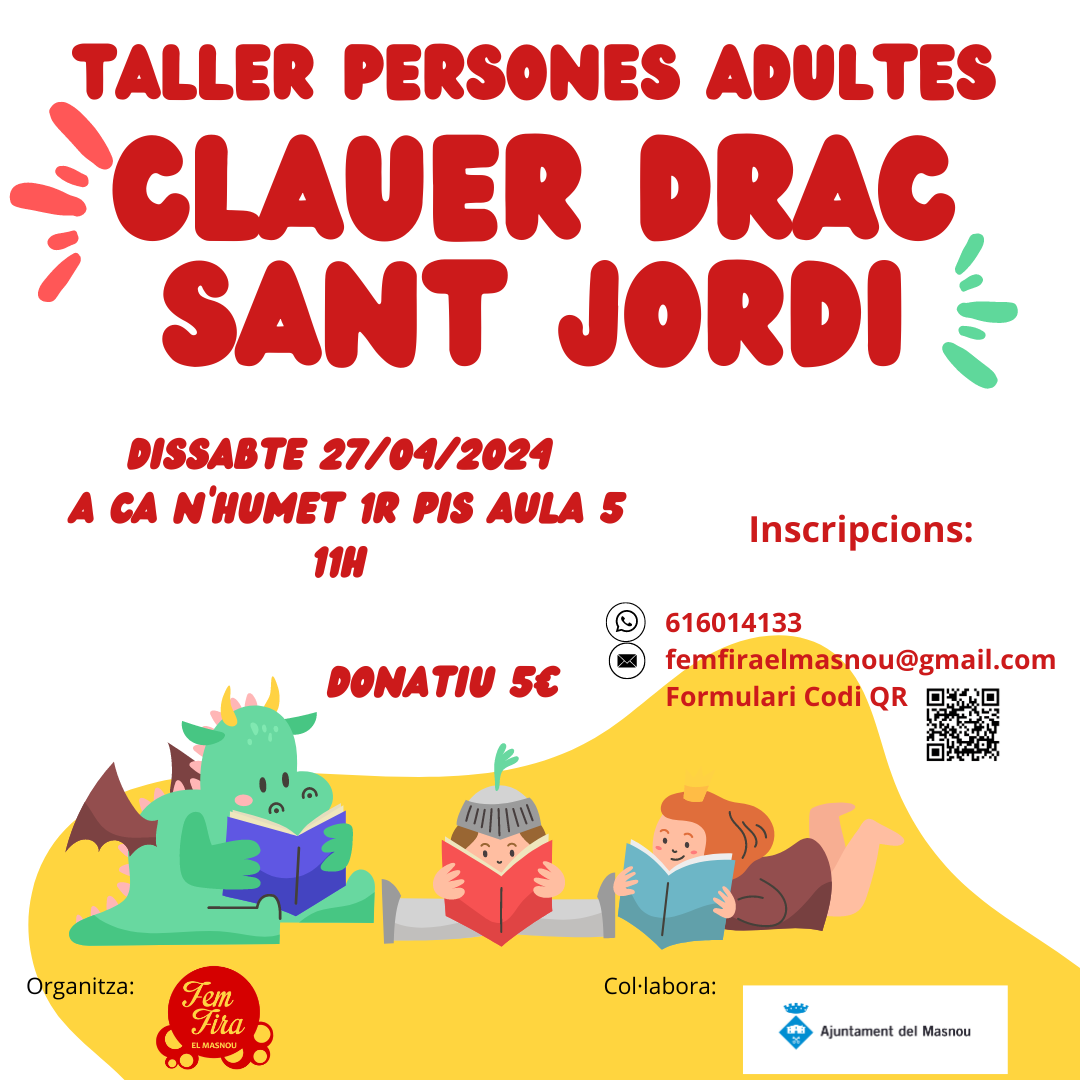  Taller per a persones adultes: clauer drac de Sant Jordi