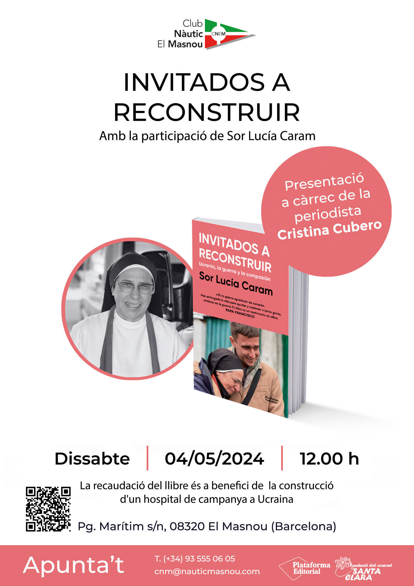 Presentació del llibre 'Invitados a reconstruir', de Sor Lucía Caram