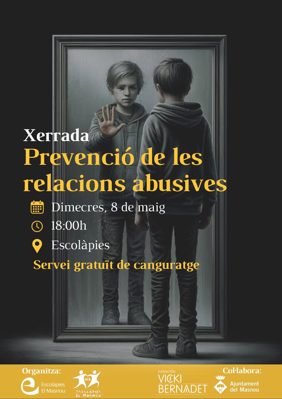 'Prevenció de les relacions abusives. Xerrada'