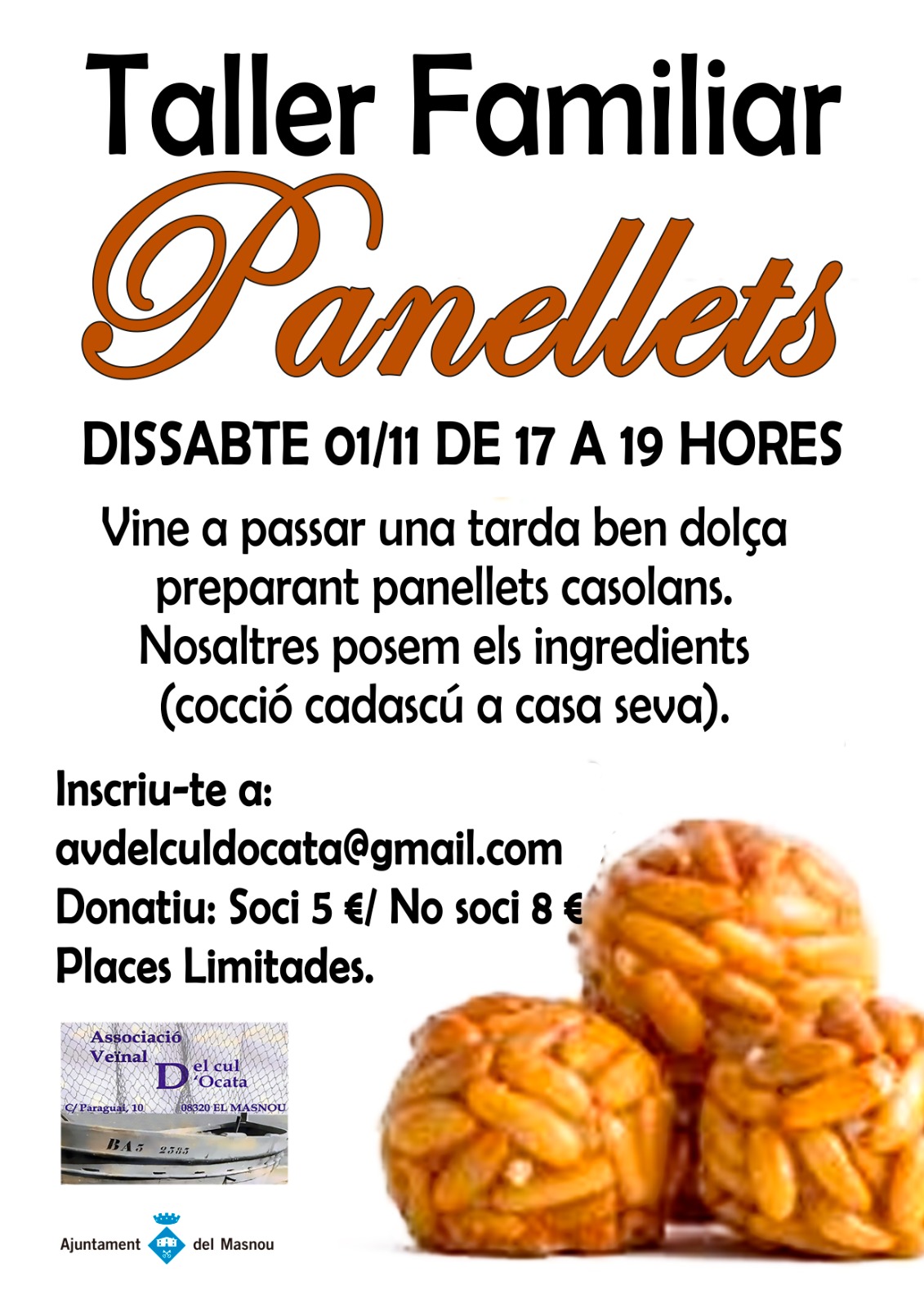 'PANELLETS. Taller familiar'