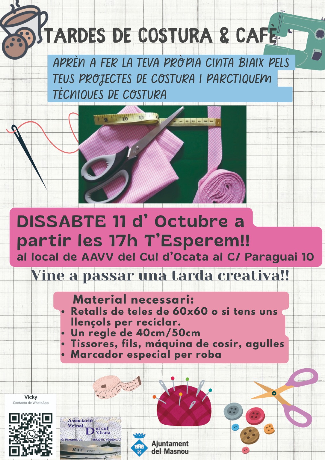 'TARDES DE COSTURA & CAFÉ'