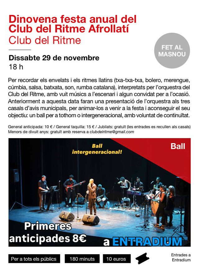 'DINOVENA FESTA DEL CLUB DEL RITME'