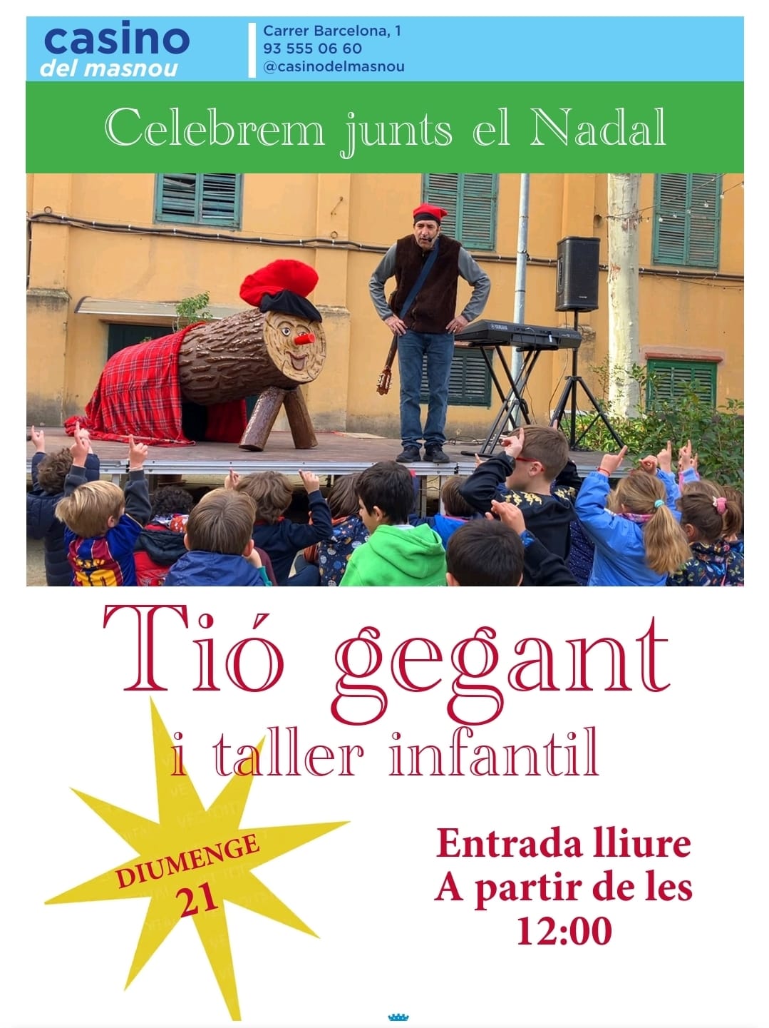 'TIÓ GEGANT I TALLER INFANTIL'