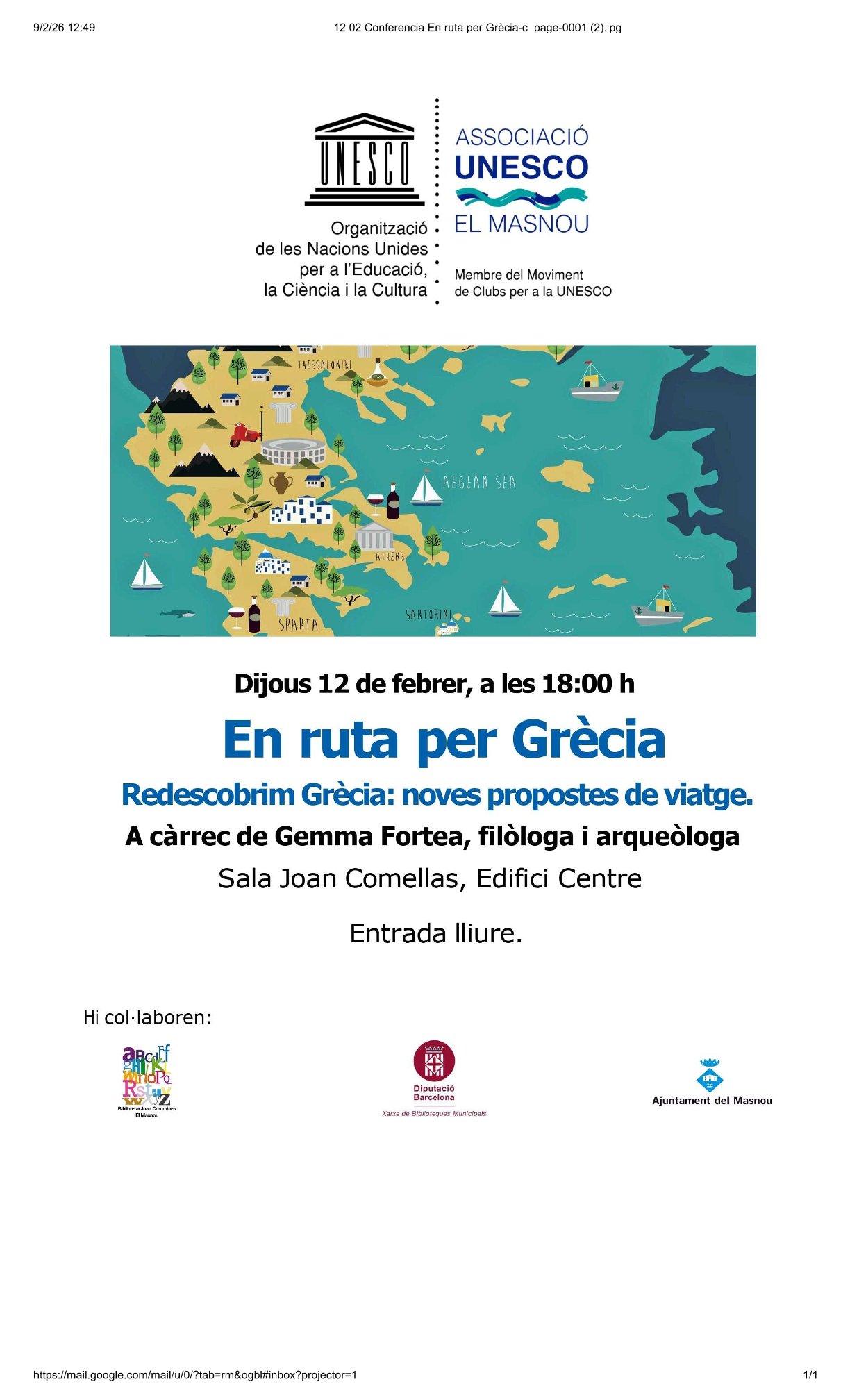 'En ruta per Gr&egrave;cia '