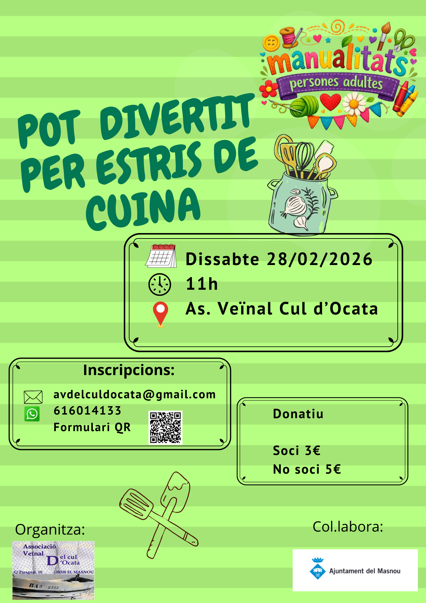 'POT DIVERTIT PER ESTRIS DE CUINA'
