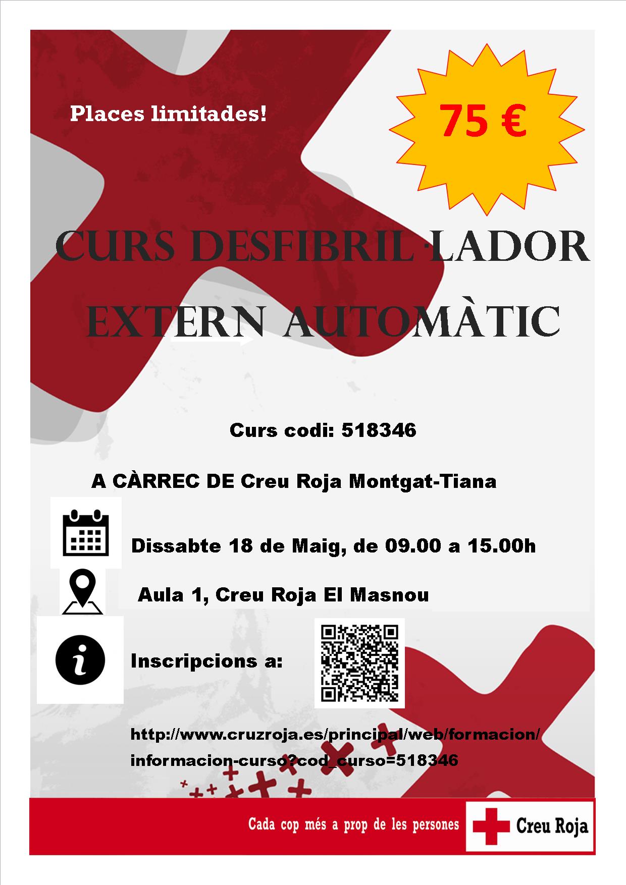 Curs de desfibril·lador extern automàtic