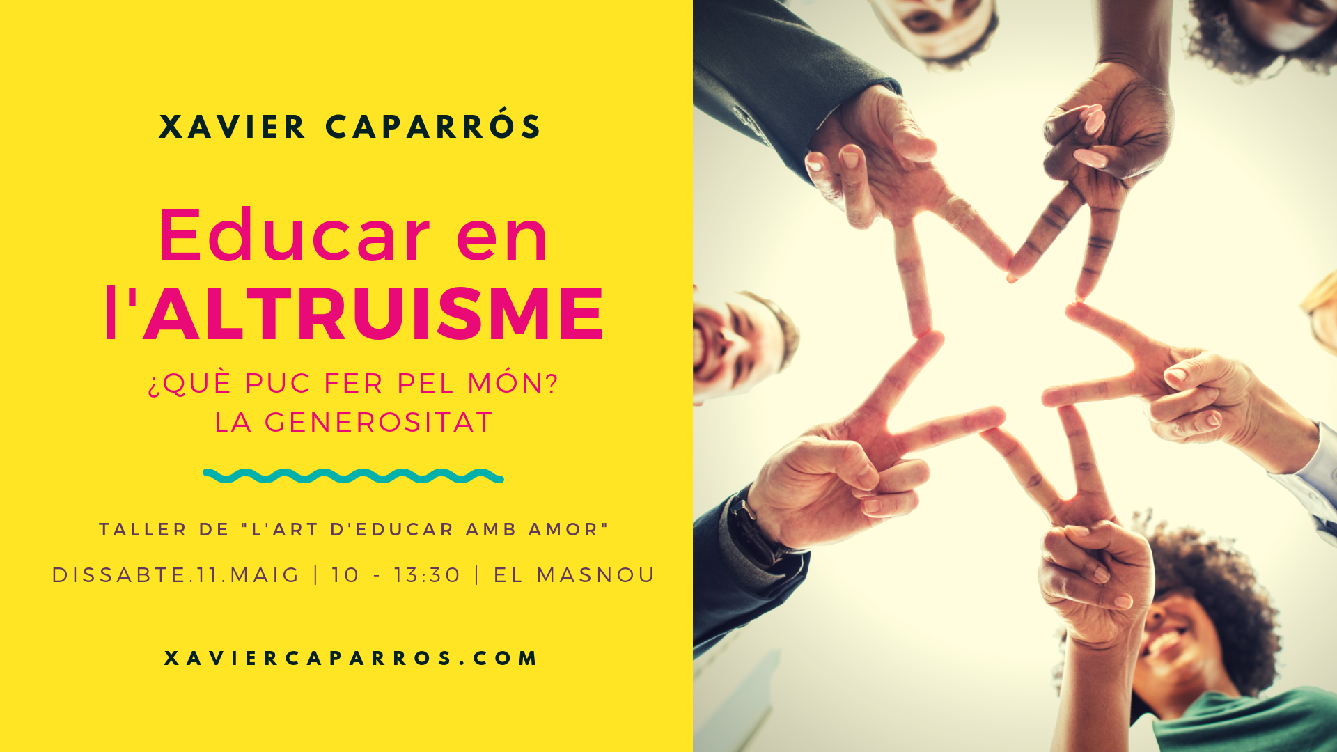 Taller: Educar en l'altruisme. La generositat