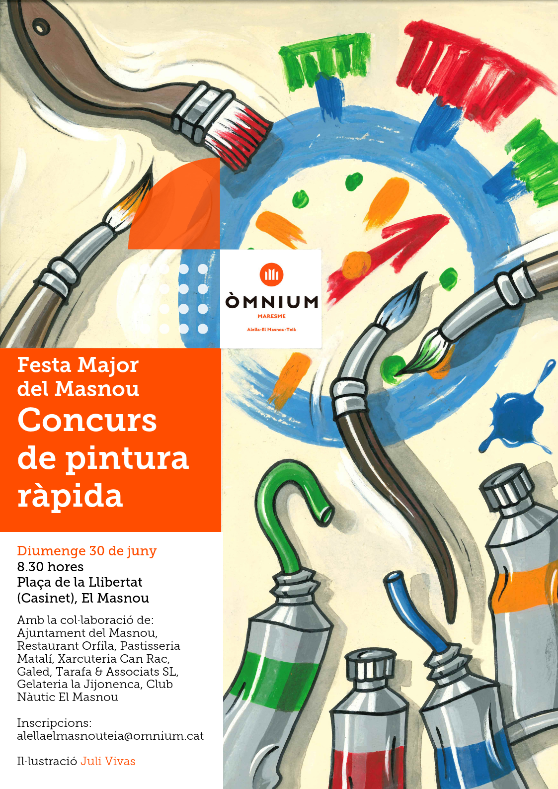 CONCURS DE PINTURA RÀPIDA - FESTA MAJOR DEL MASNOU