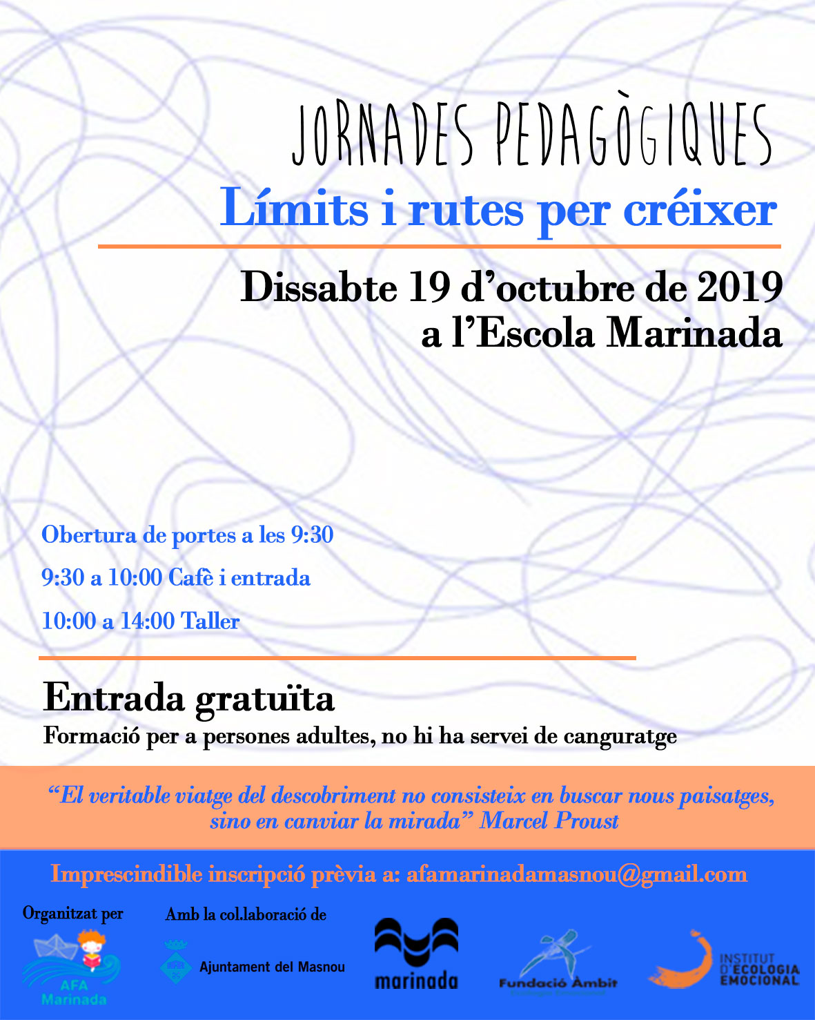 Jornades Pedagògiques. Taller: Límits i rutes per créixer