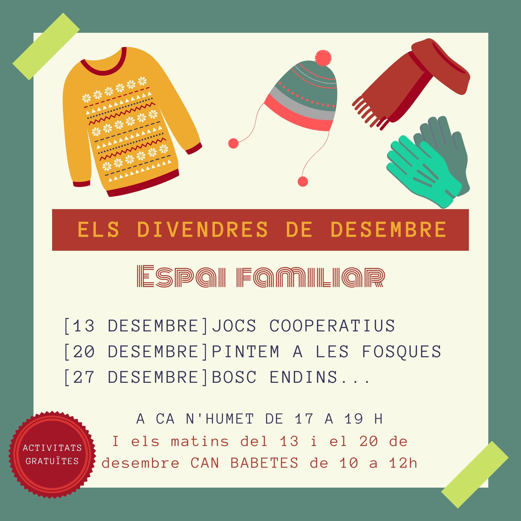 Espai familiar: bosc endins