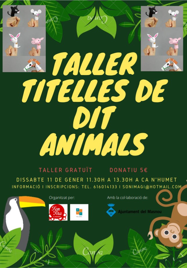 Taller de titelles de dit d'animals