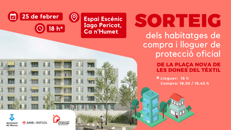 Sorteig dels habitatges protegits de la plaça Nova