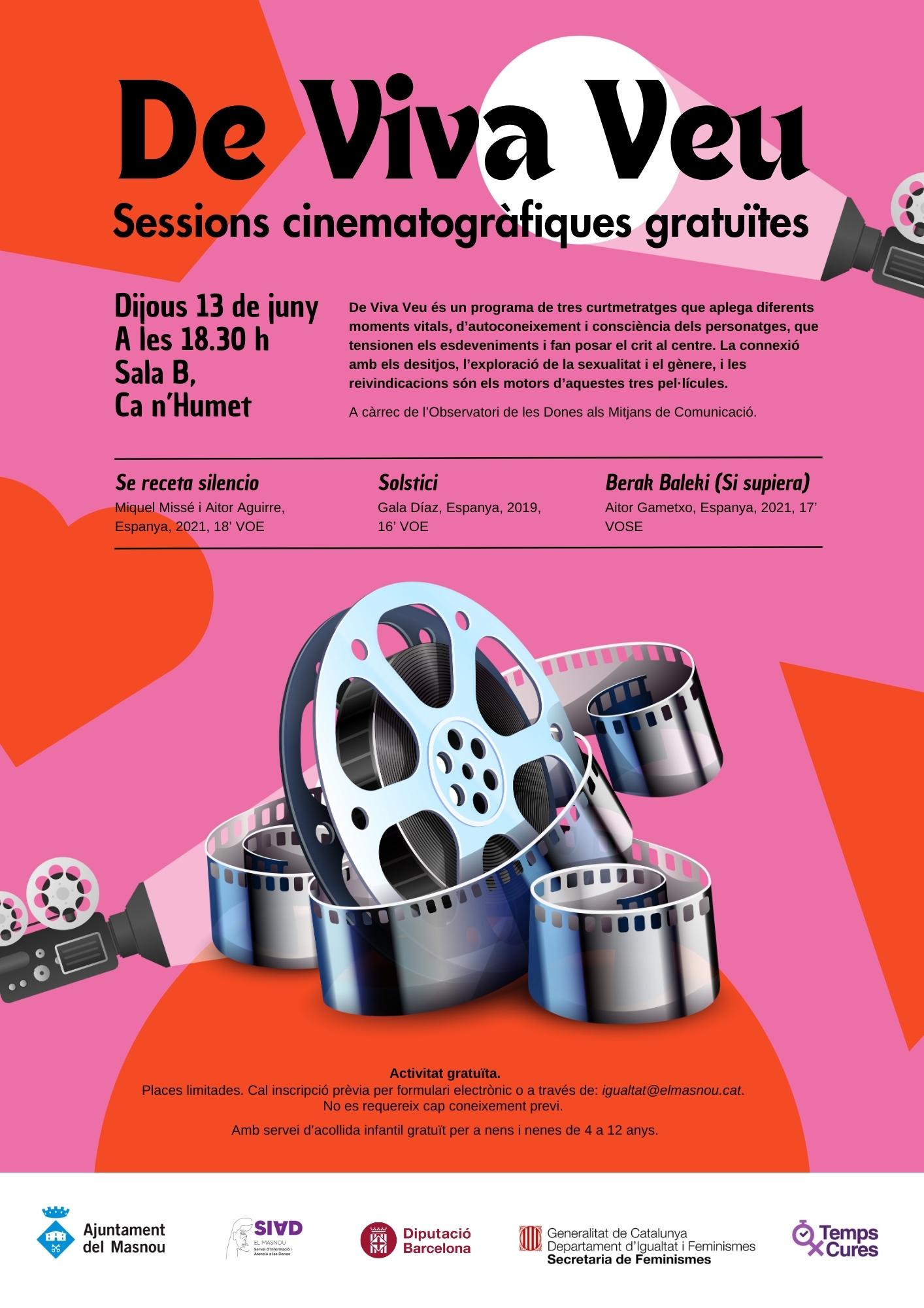 De Viva Veu. Sessions cinematogràfiques gratuïtes 