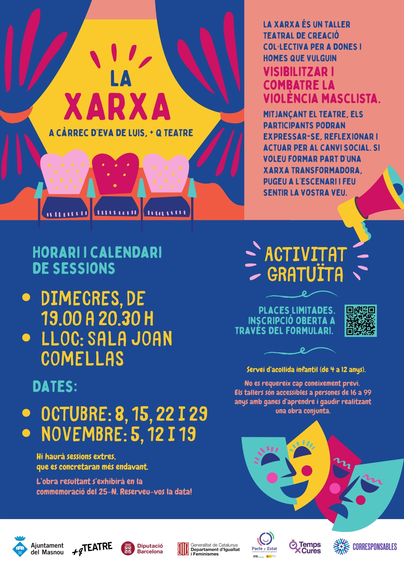 LA XARXA. Taller de teatre contra les violències masclistes