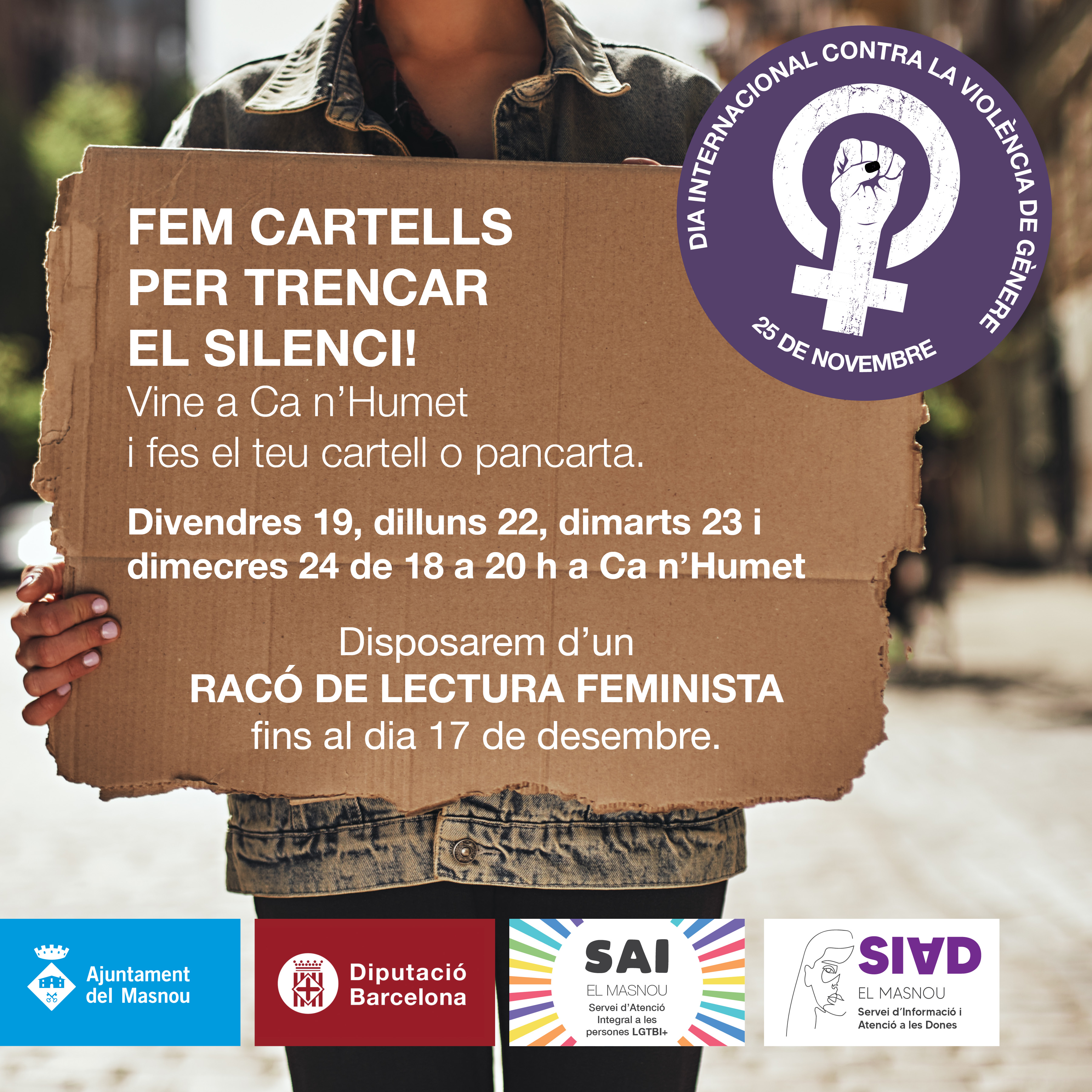 Fem cartells per trencar el silenci! 