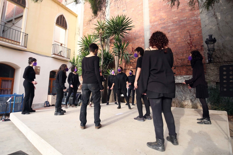 Concert Coral Da Capo als jardins de Can Malet, Dia de les Dones 2021.