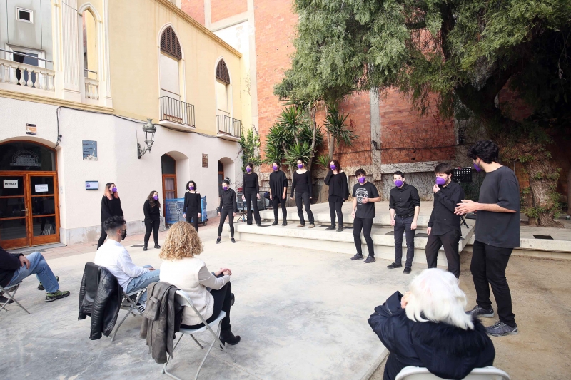 Concert Coral Da Capo als jardins de Can Malet, Dia de les Dones 2021.