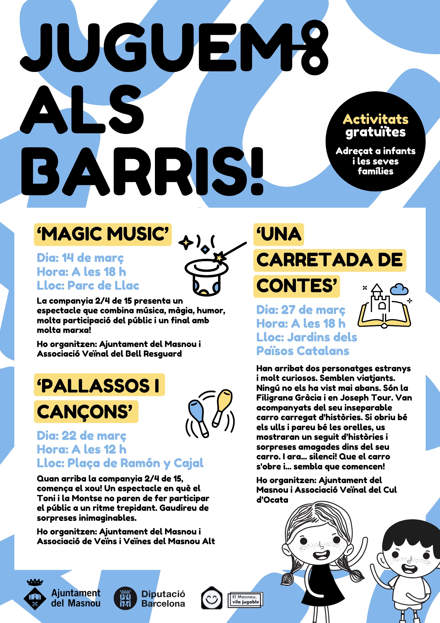 Juguem als Barris - 'Pallassos i can&ccedil;ons'