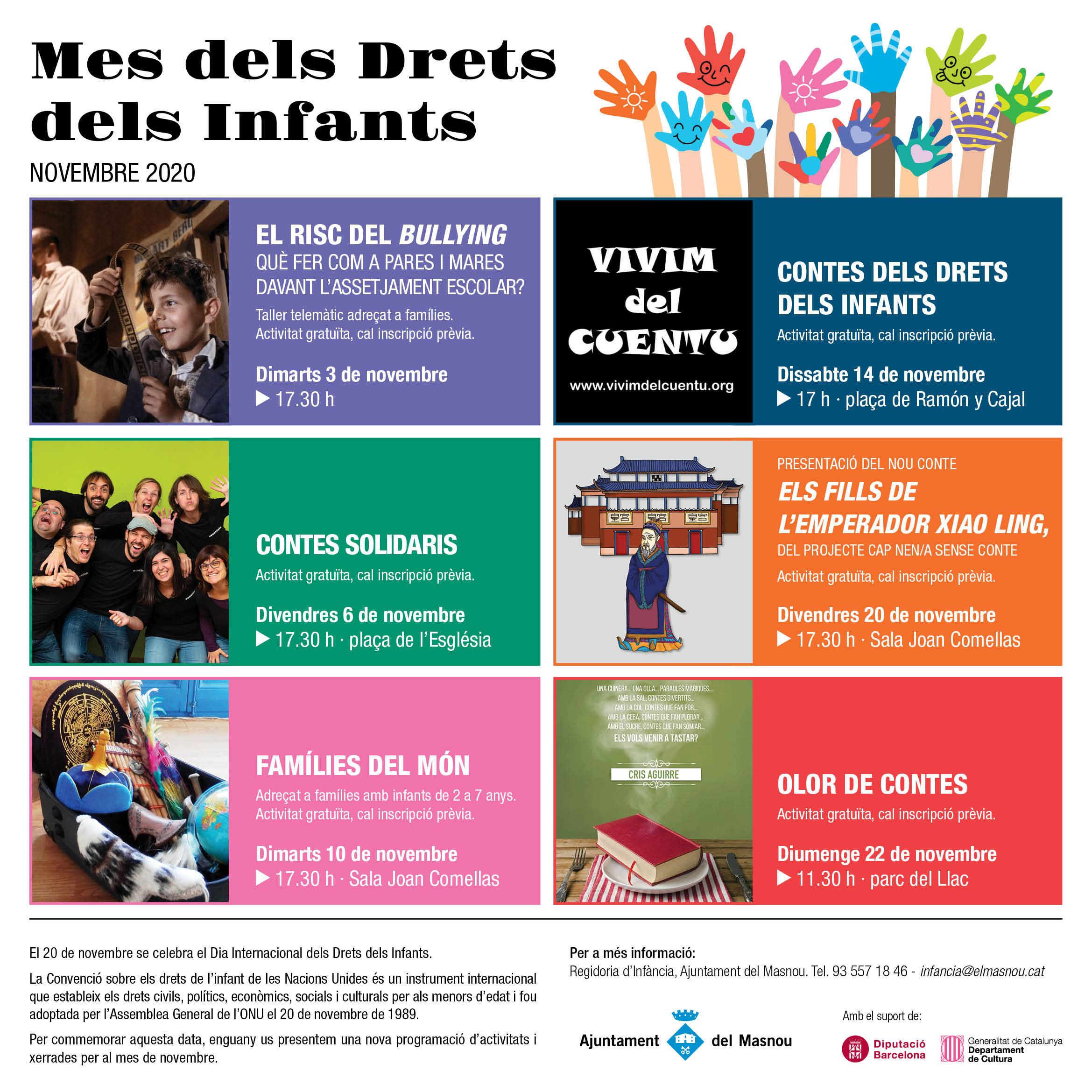 Propostes per celebrar el drets dels infants