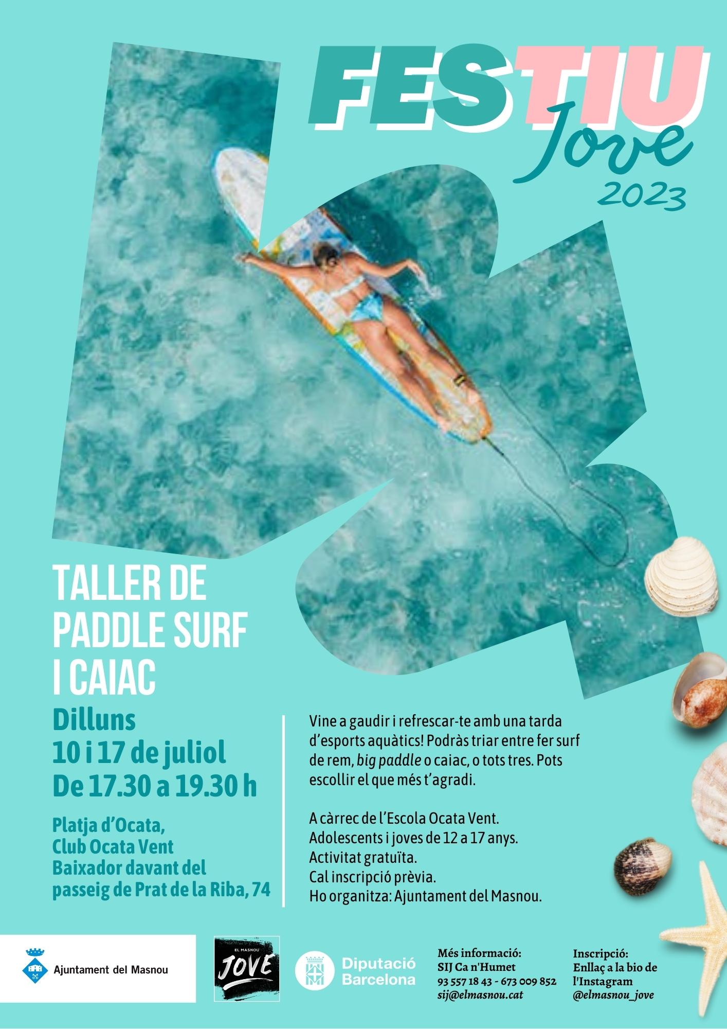 Taller de surf de rem i caiac