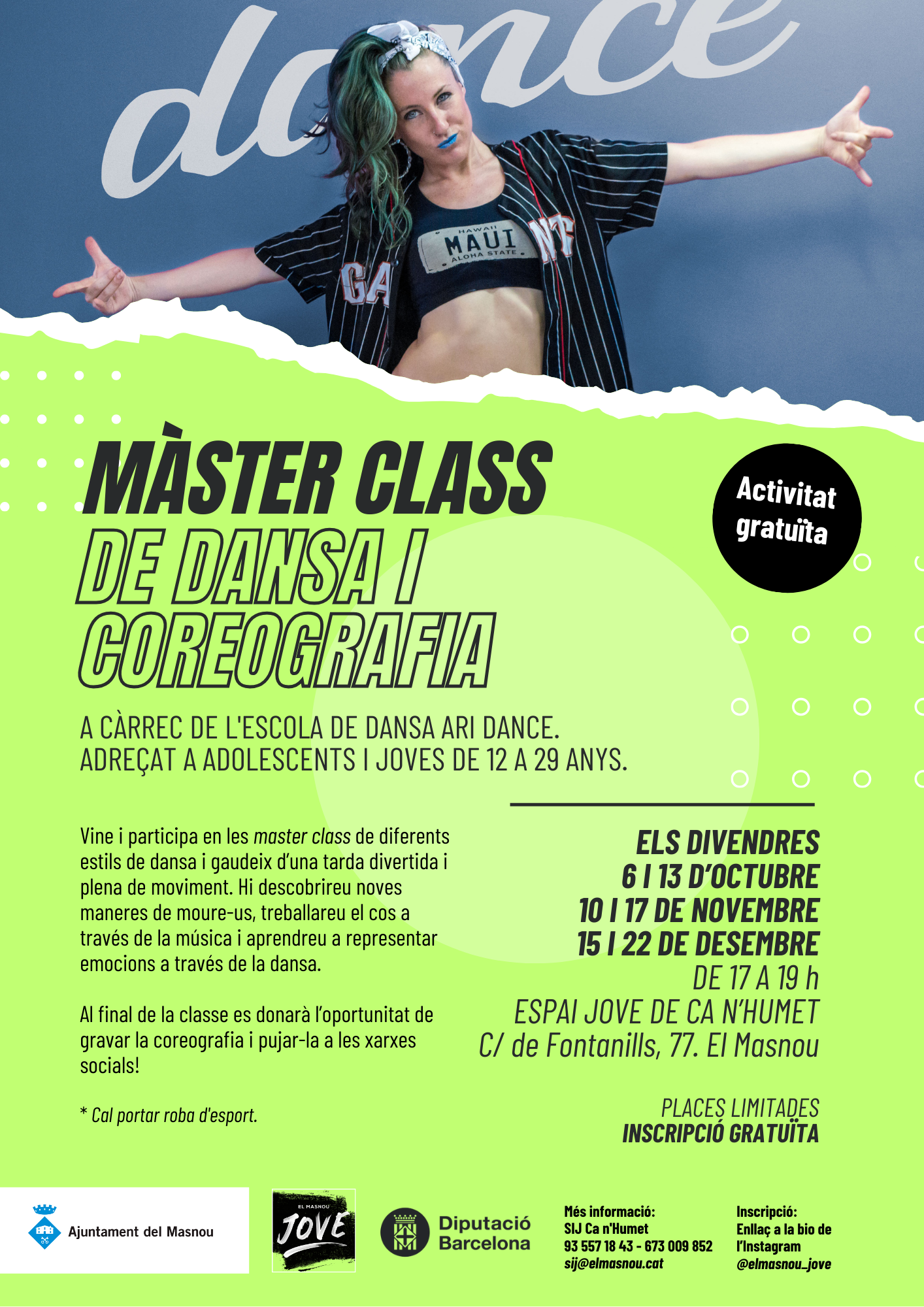 'Masterclass' de dansa i coreografia