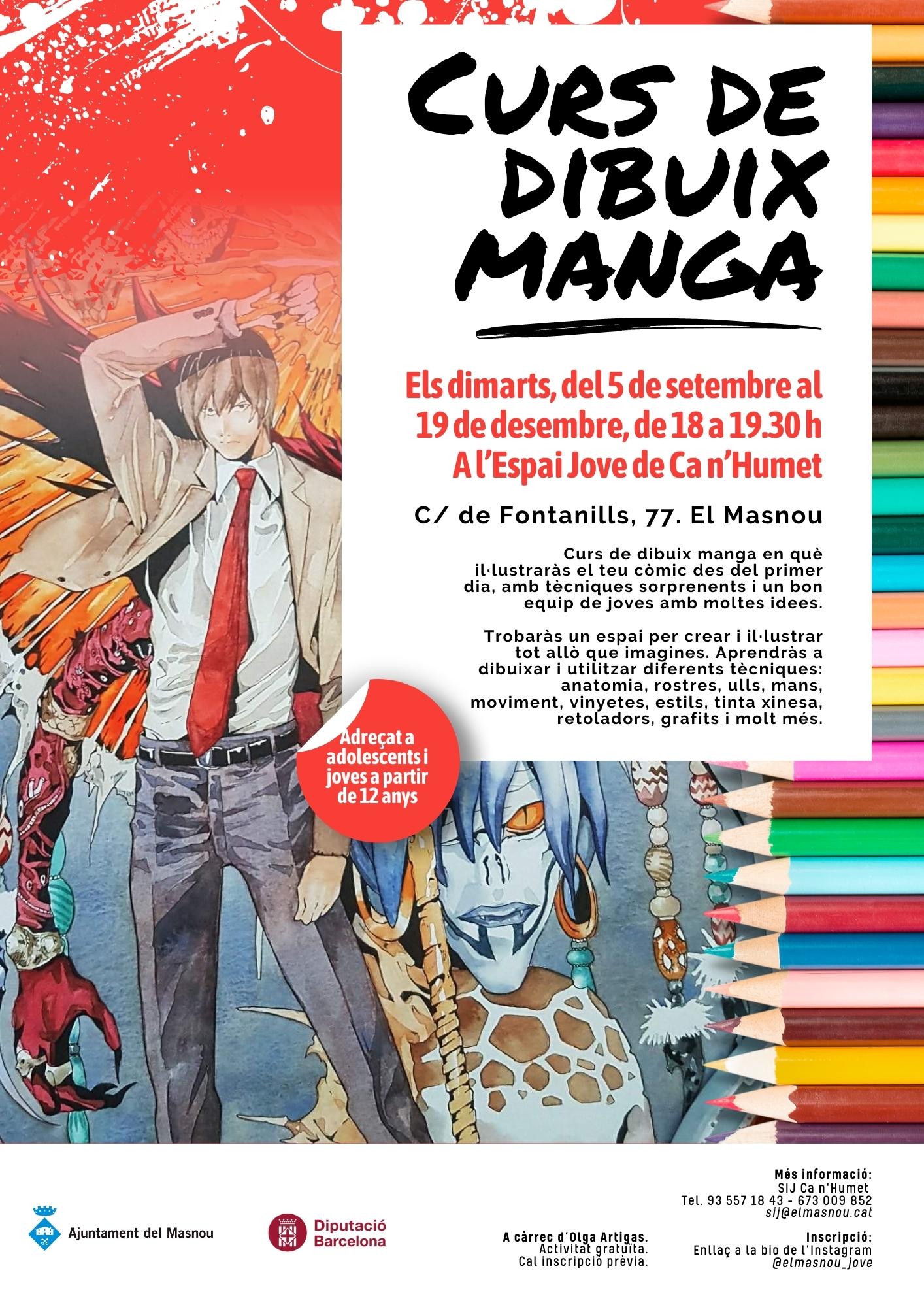 Curs de dibuix manga