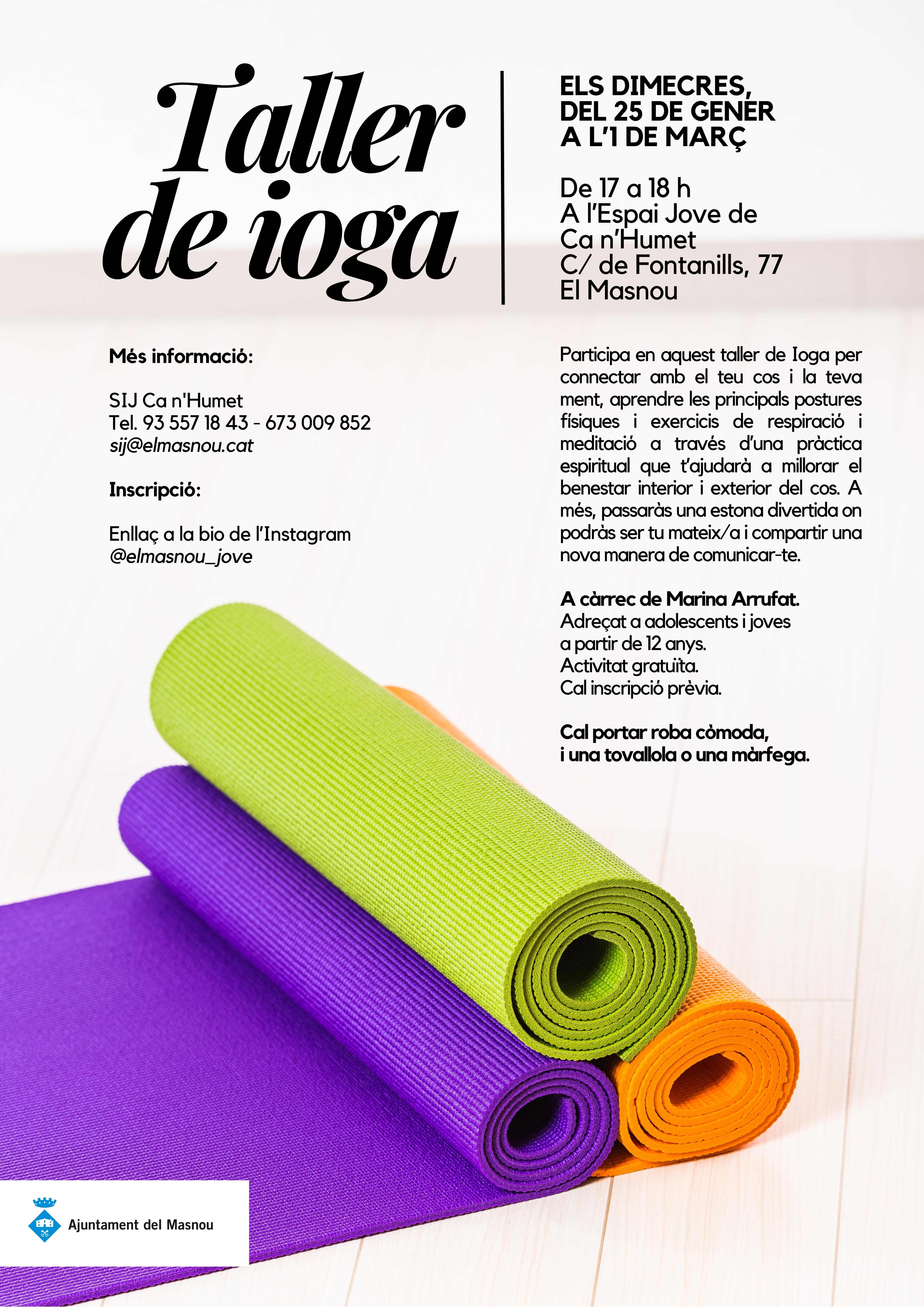 Taller de ioga per a joves