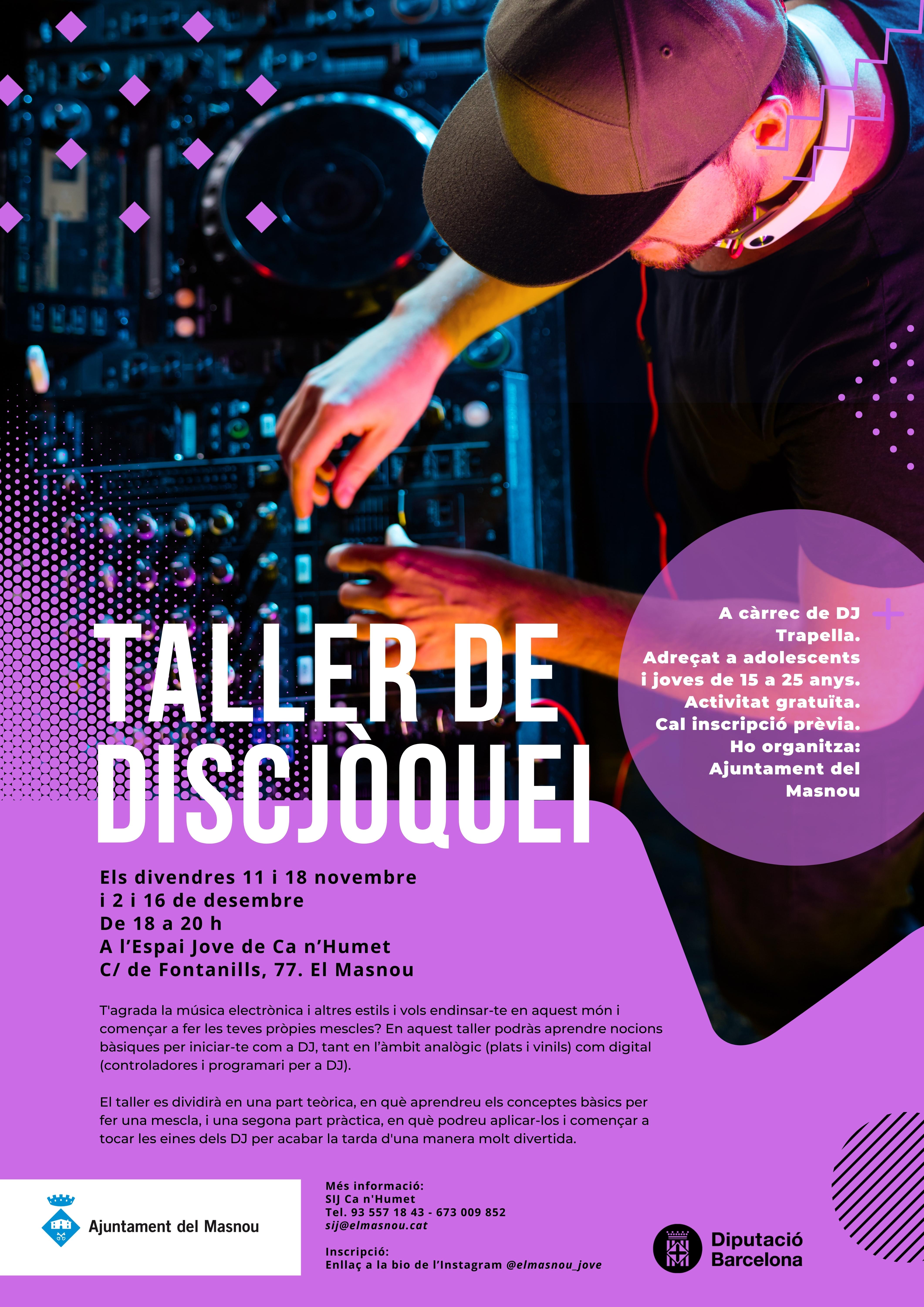 Taller de discjòquei (DJ)