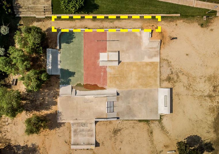 En marxa les obres d'ampliació de l''skatepark'