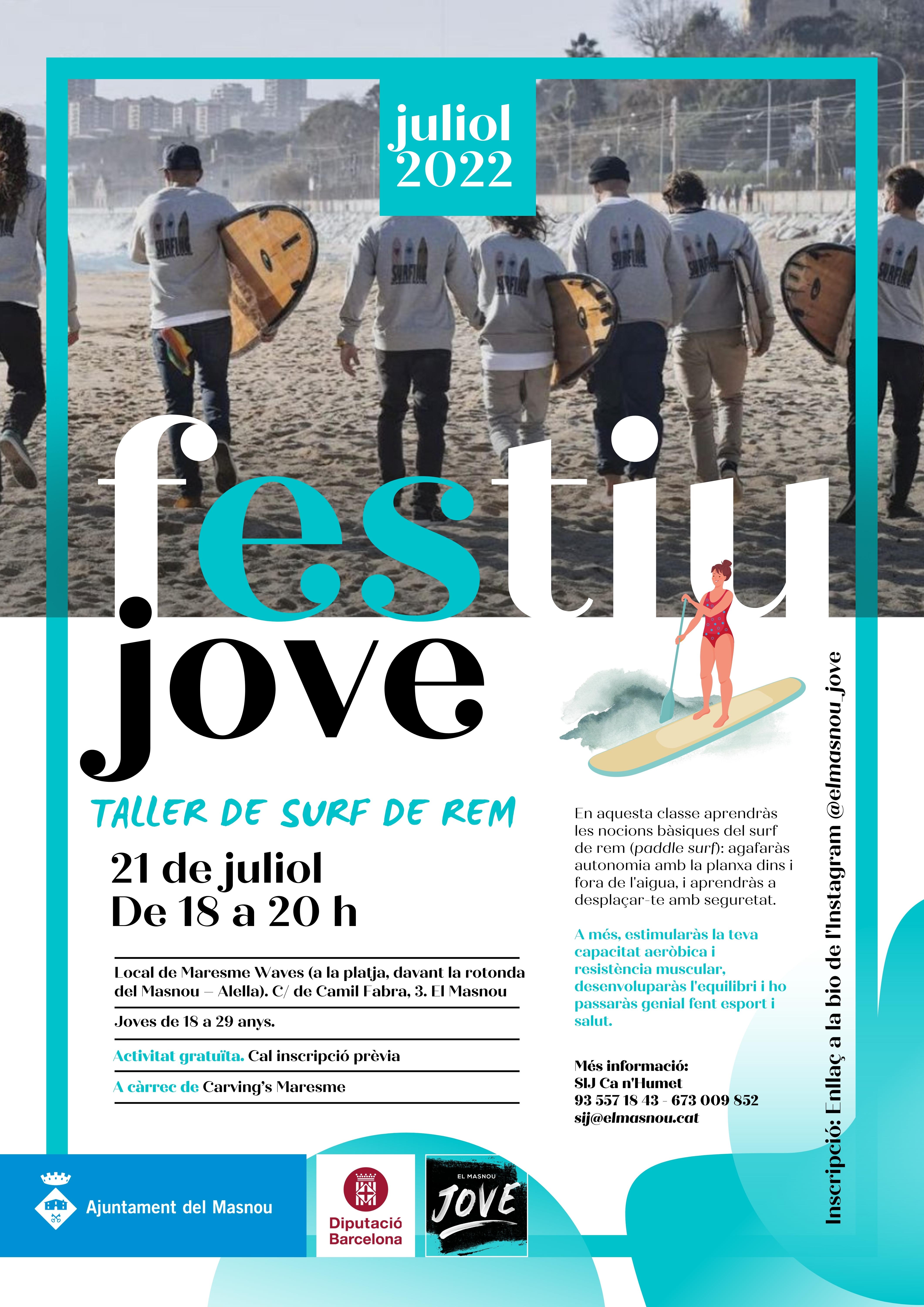 Taller de surf de rem ('paddle surf')