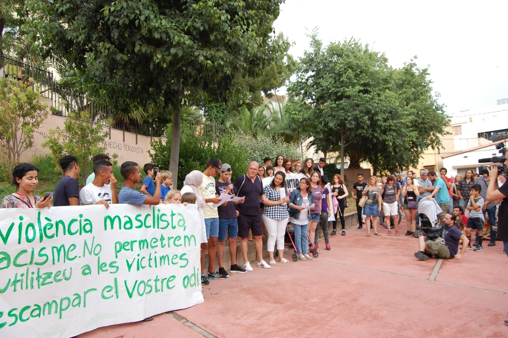 Manifestació contra les agressions sexuals i l'estigmatització dels menors tutelats.