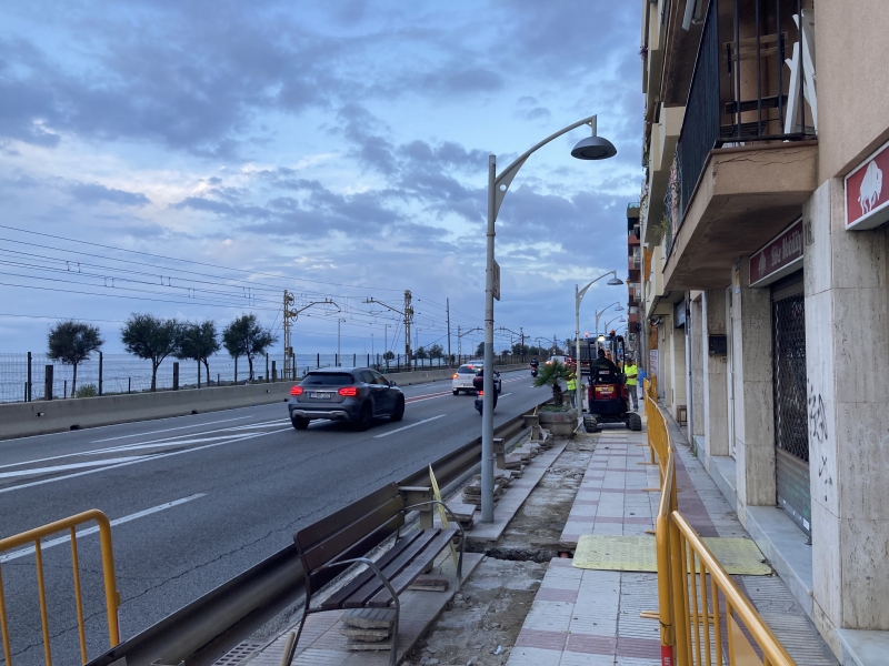 En marxa la renovació del clavegueram de l'N-II