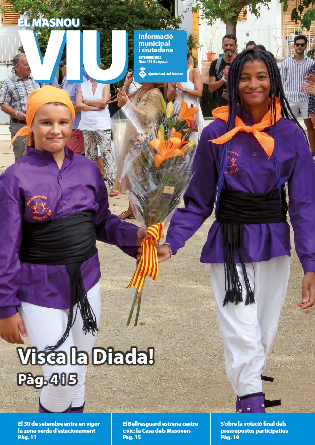 Ja es pot llegir el número de setembre d''El Masnou Viu'