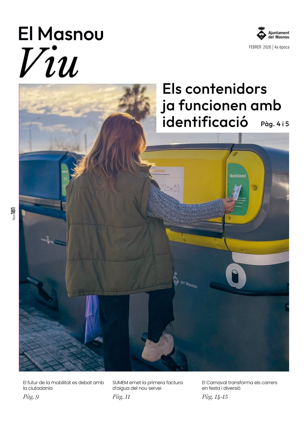 Ja es pot llegir 'El Masnou Viu' de febrer