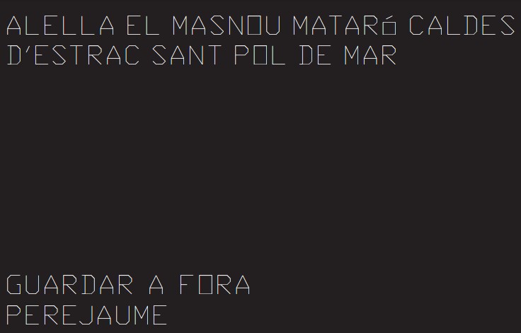 El Masnou acull una instal·lació del reconegut artista Perejaume que s'inaugura aquest diumenge