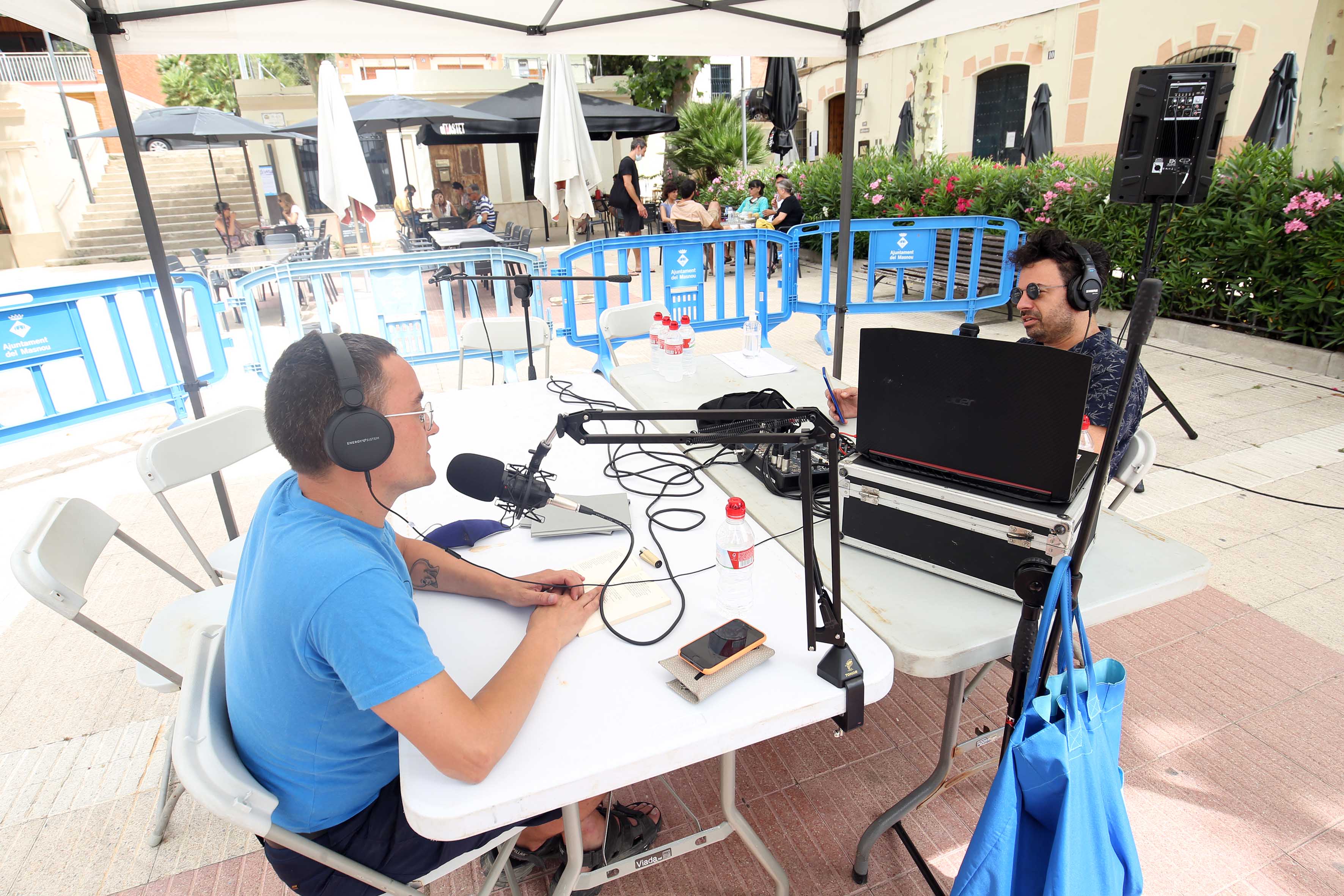 Radio Brama a la plaça d'Ocata.