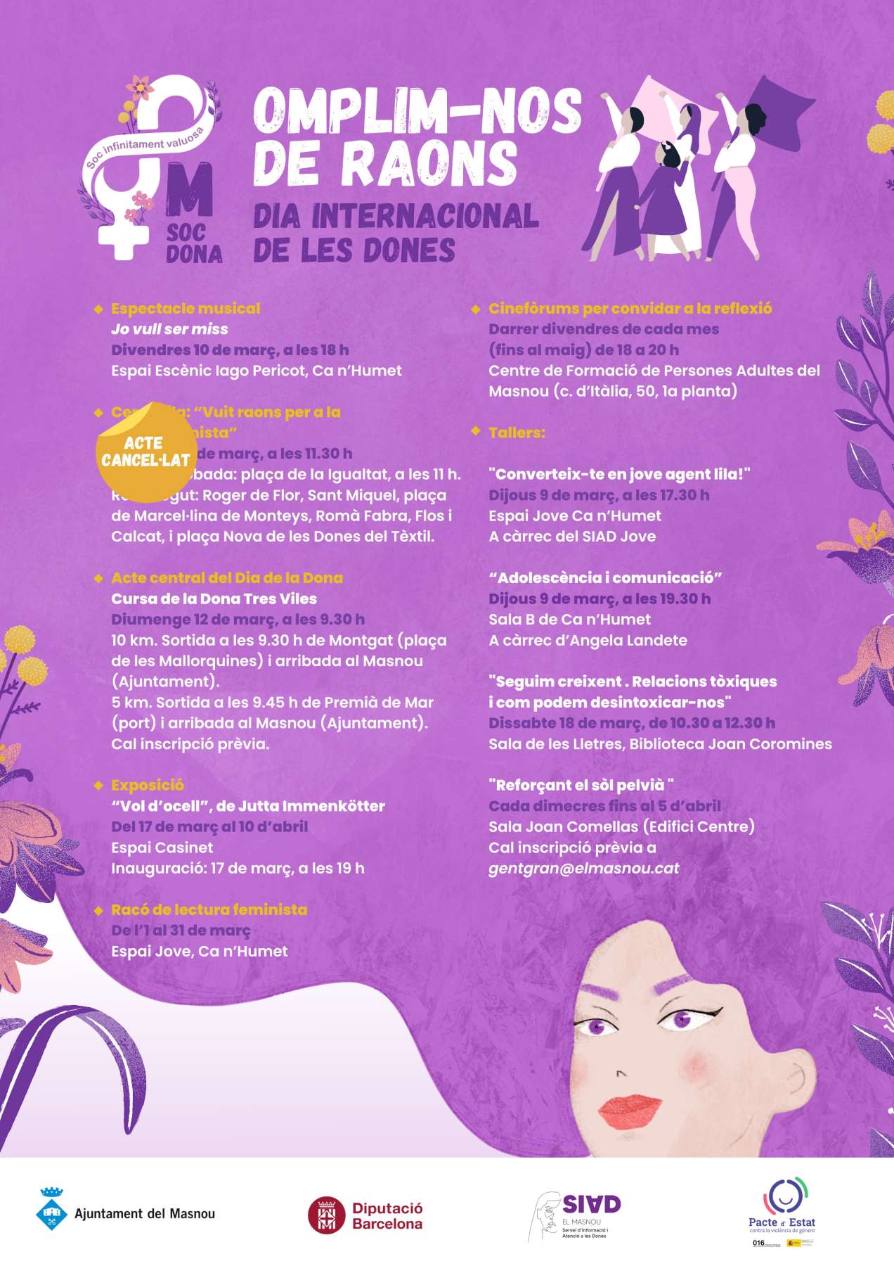 Programació per celebrar el Dia Internacional de les Dones