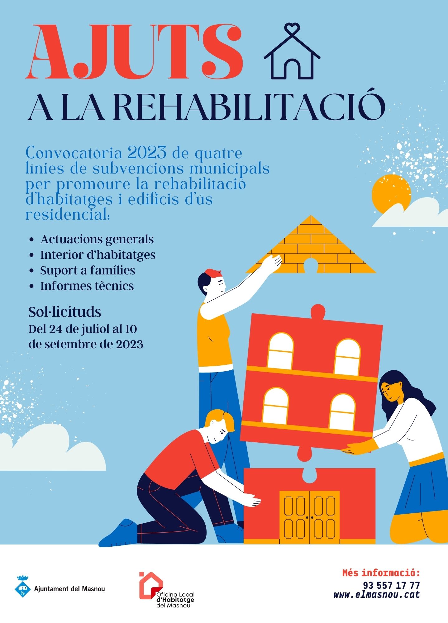 Ajuts per a la rehabilitació d'habitatges del Masnou