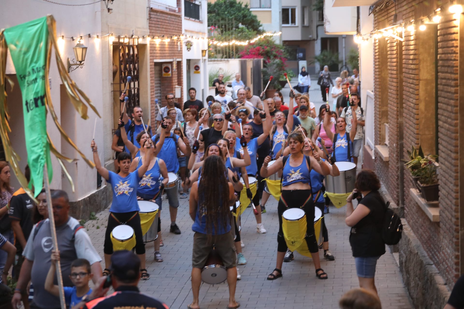 Els gegants surten a celebrar la festa