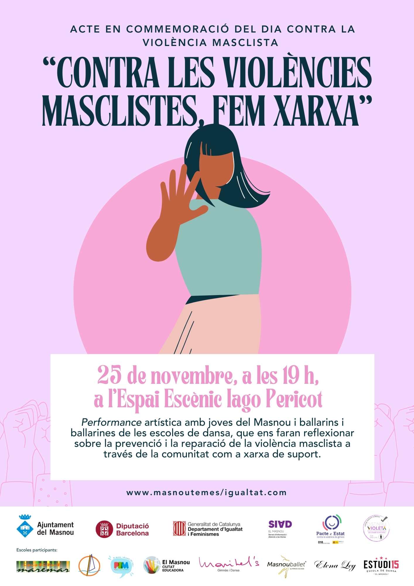 Acte en commemoració del Dia contra la Violència Masclista, 