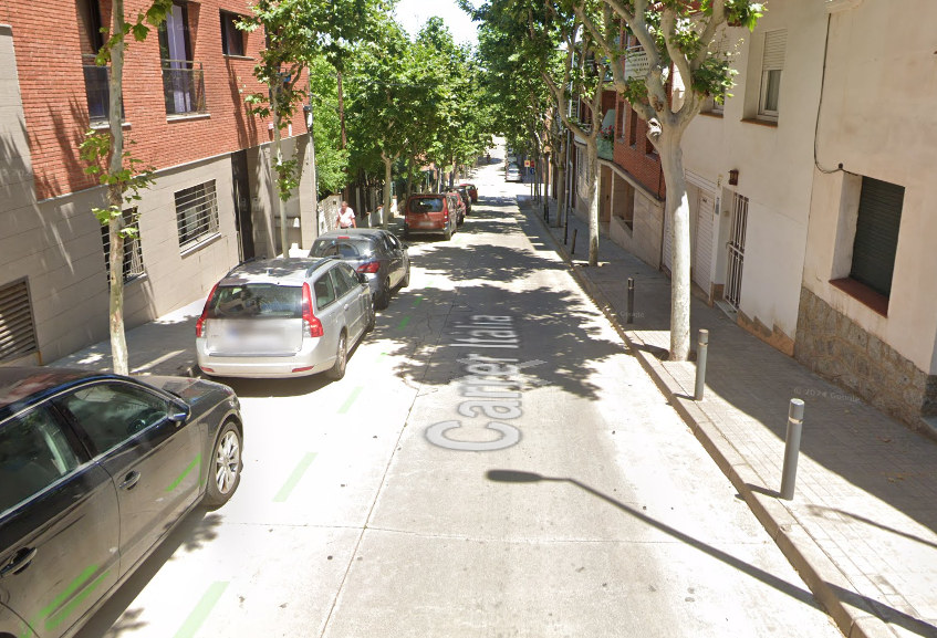 Treballs d'asfaltatge al carrer d'Itàlia els dies 16 i 17 de gener