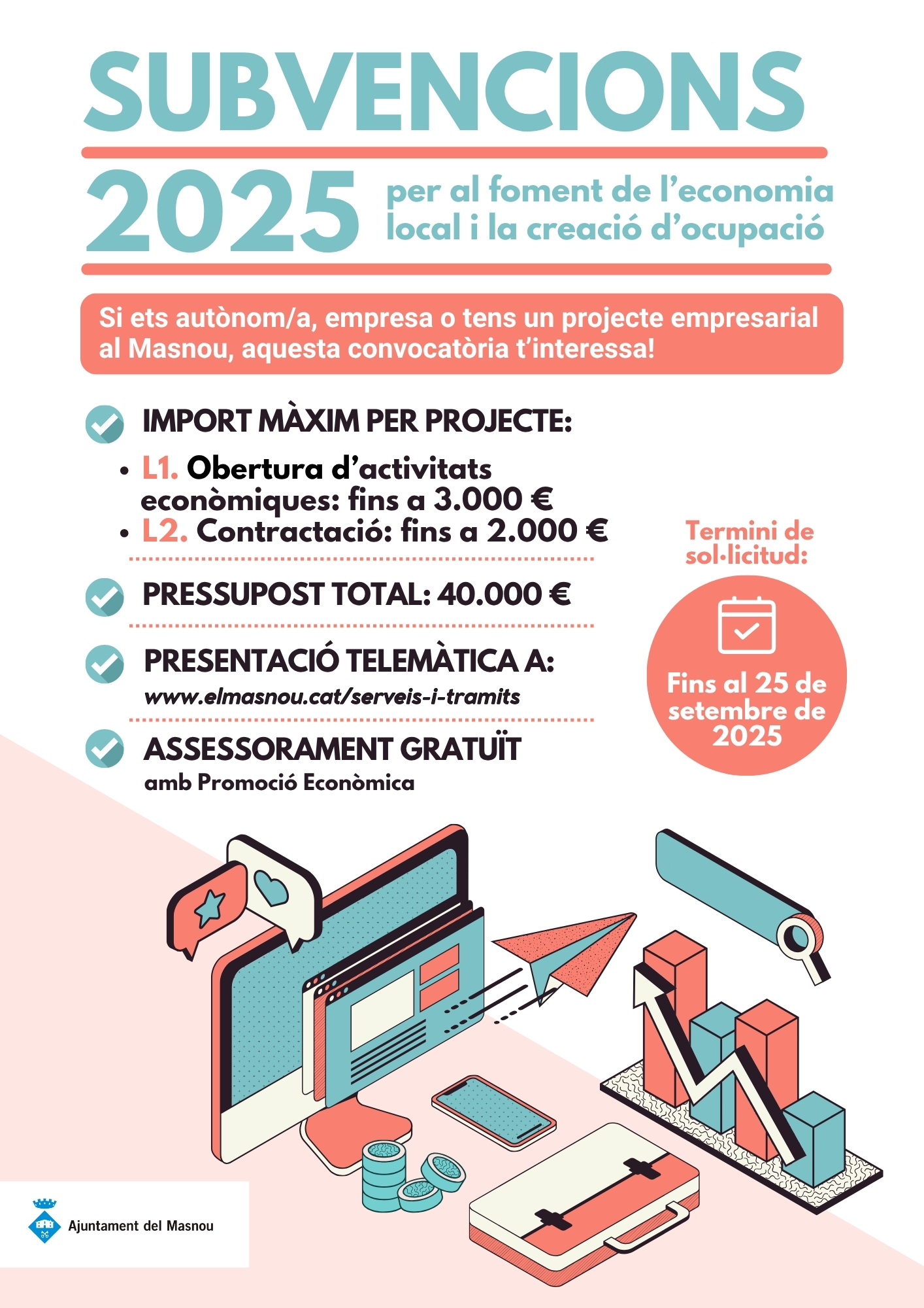 Noves subvencions per al foment de l'economia local