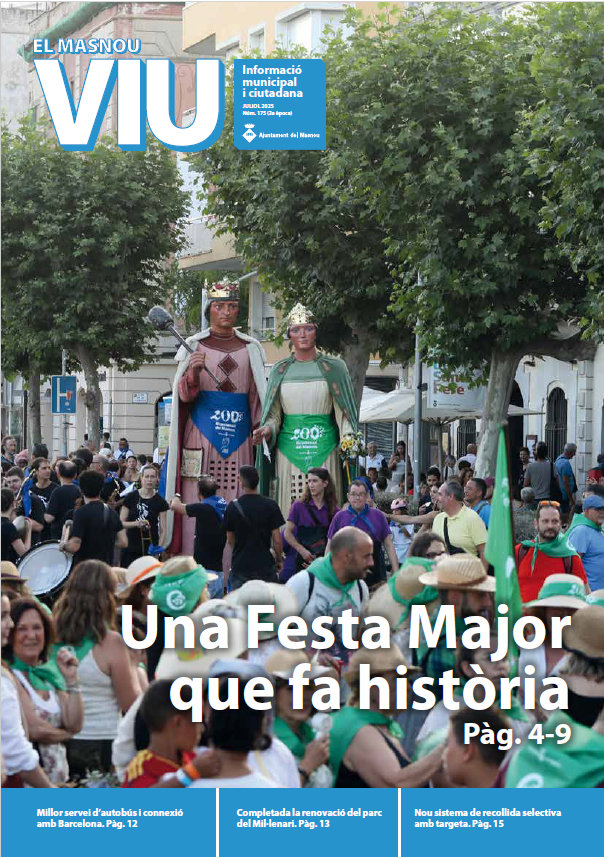 Ja es pot llegir 'El Masnou Viu' de juliol 
