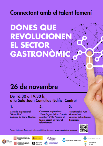 El talent femení que revoluciona la gastronomia se cita al Masnou